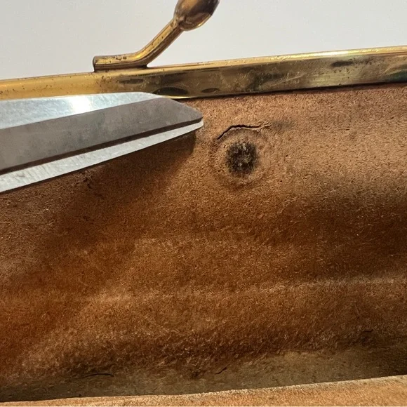 Vintage Mark Cross Navy Clutch Wallet - Picture 14 of 14